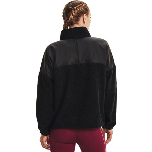 UNDER ARMOUR SWACKET JACKET 3XL PLUS WOMEN'S MISSION BOUCLE BLACK - Picture 2 of 16